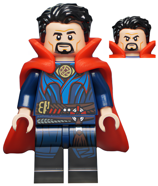 Минифигурка Lego Super Heroes Doctor Strange - Brooch, Flexible Rubber Cape sh0802 U